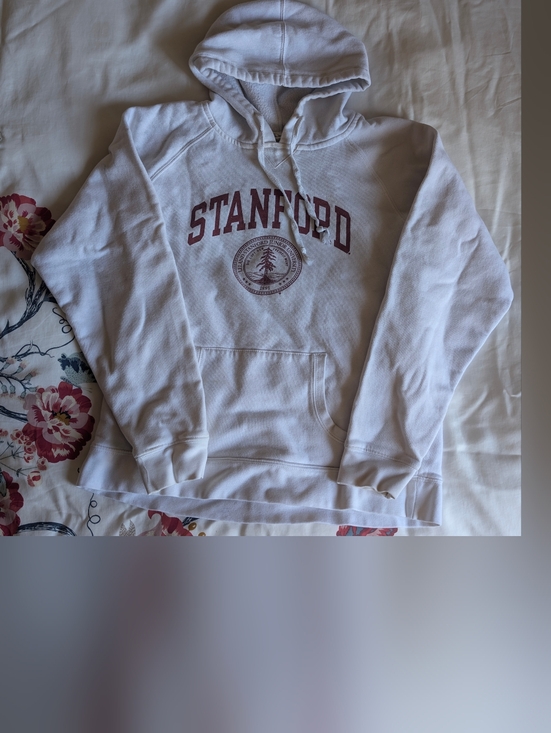 Other - Stanford Maroon Logo White Hoodie